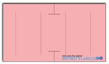 240,000 Sato 2112 Compatible Pink General Purpose Labels for Avery Dennison Sato Mighty One Price Guns - Full Case with Security Cuts - Perfect for Retail Pricing, Inventory Labeling & Warehouse Organization