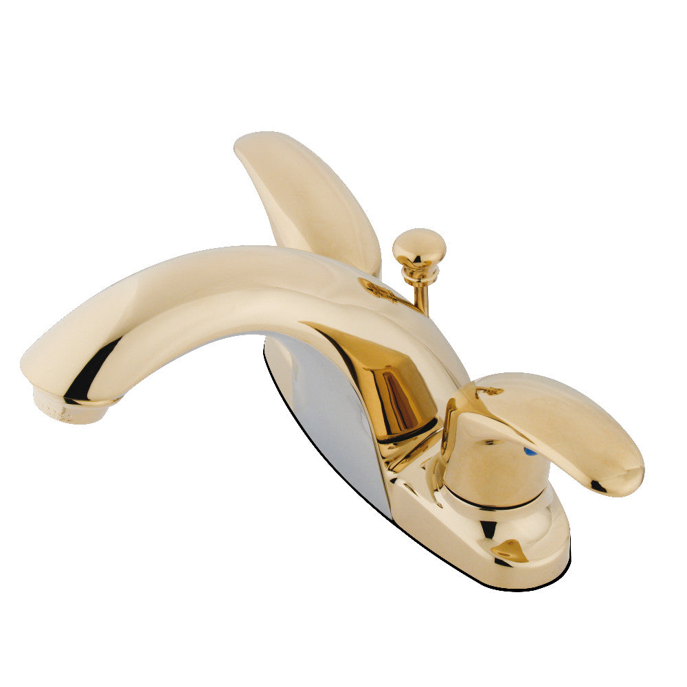 Kingston Brass KB7648LL 4-Inch Centerset Bathroom Faucet - Chrome Finish, Single Handle, Low Lead - Perfect for Bathroom Sink, Vanity, and Powder Room Installation