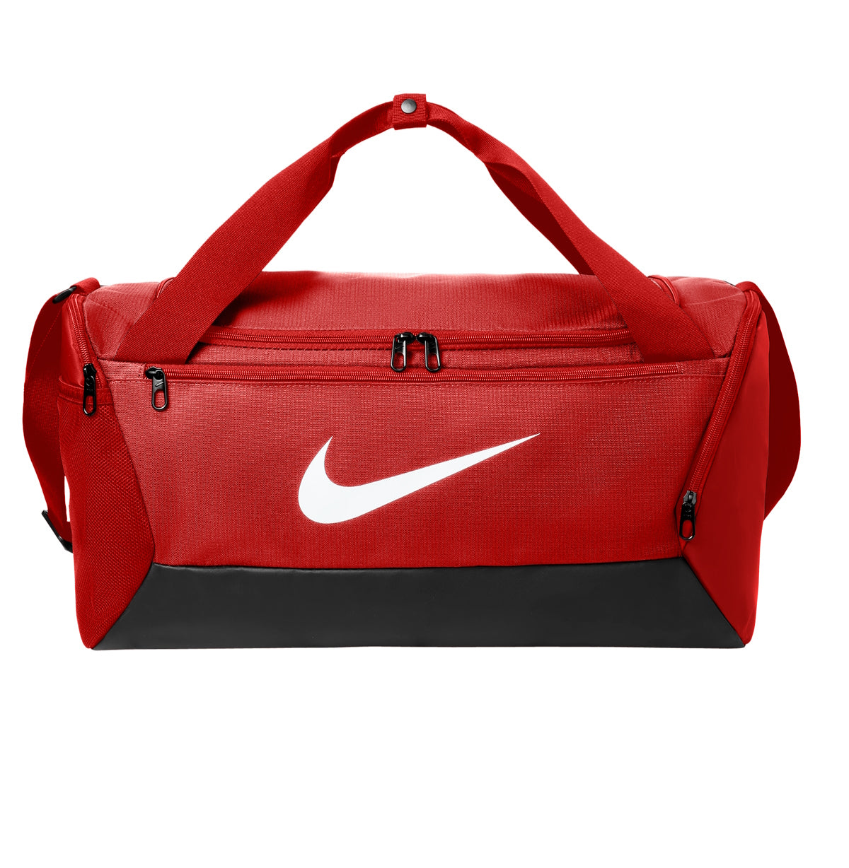 Nike Brasilia Small Duffel Bag NKDM3976 - Lightweight Gym Duffel for Men & Women, Perfect for Workout, Travel & Sports Gear Storage (University Red)