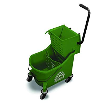 MaxiPlus® Mop Bucket with Wringer - Heavy Duty Commercial Cleaning Bucket for Floors, Garages & Large Areas - Ideal for Janitors, Schools & Hospitals