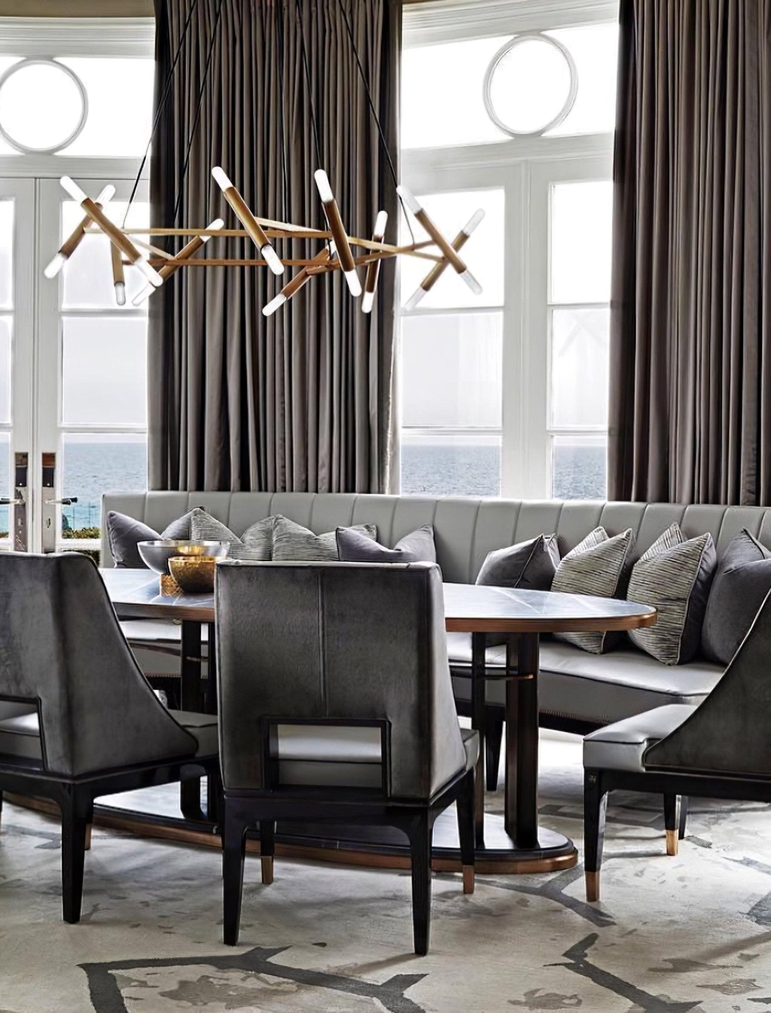 Elegant Le Diamant Crystal Chandelier - Luxury Ceiling Light Fixture for Dining Room, Living Room & Bedroom Decor
