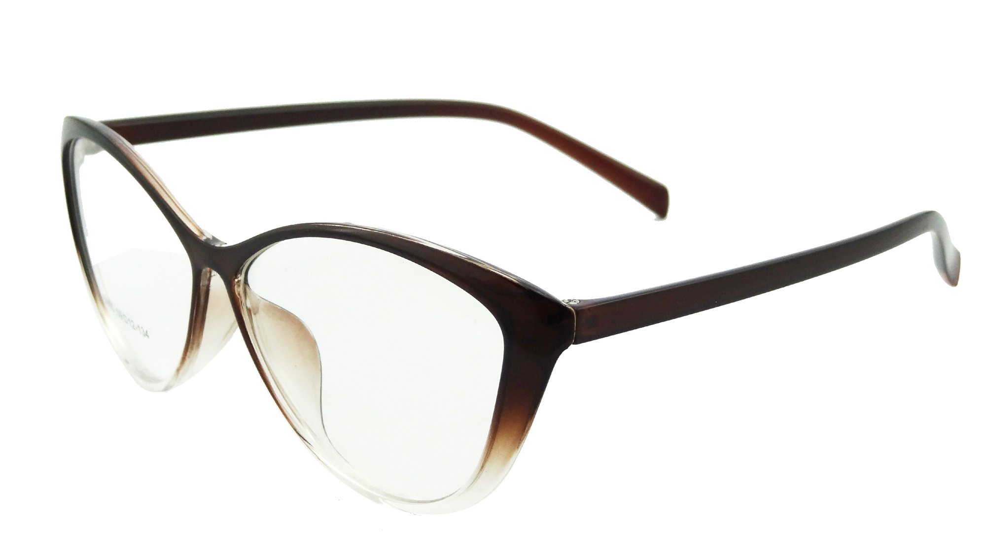 Blue Light Blocking Cateye Reading Glasses for Women - Anti Glare Computer Glasses with Clear Lens (Brown Frame, Demo Lens) | Perfect for Office Work, Screen Time & Digital Eye Strain Relief