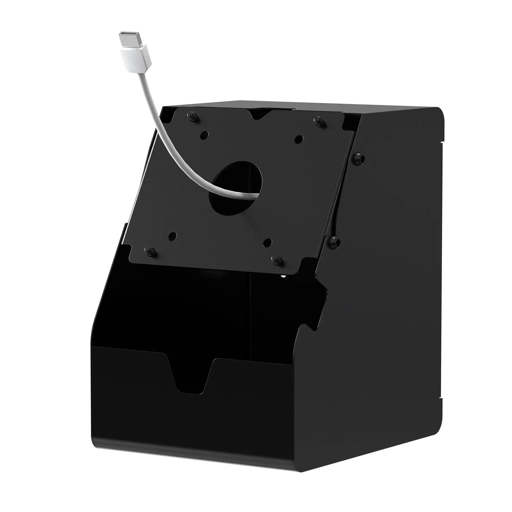 Wall Mount with Storage Shelf for Elo & Other Monitors - Perfect for Office, Retail & Home Use