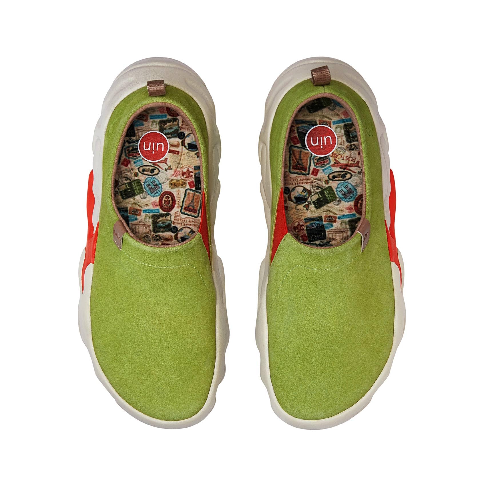 UIN Women's Walking Shoes - Lightweight Slip-On Loafers with Artistic Painting | Fashion Sneakers for Travel, Work & Daily Wear | Toledo ⅩⅢ Collection