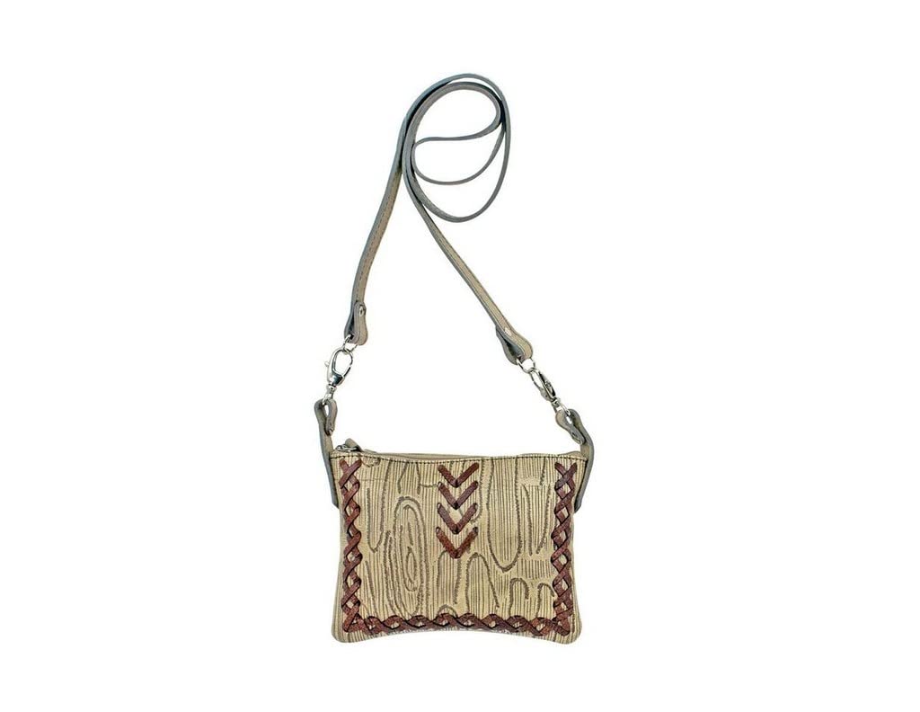 American West Women's Driftwood Trail Rider Crossbody Hip Bag - Sand Color - Perfect for Hiking, Travel & Everyday Use
