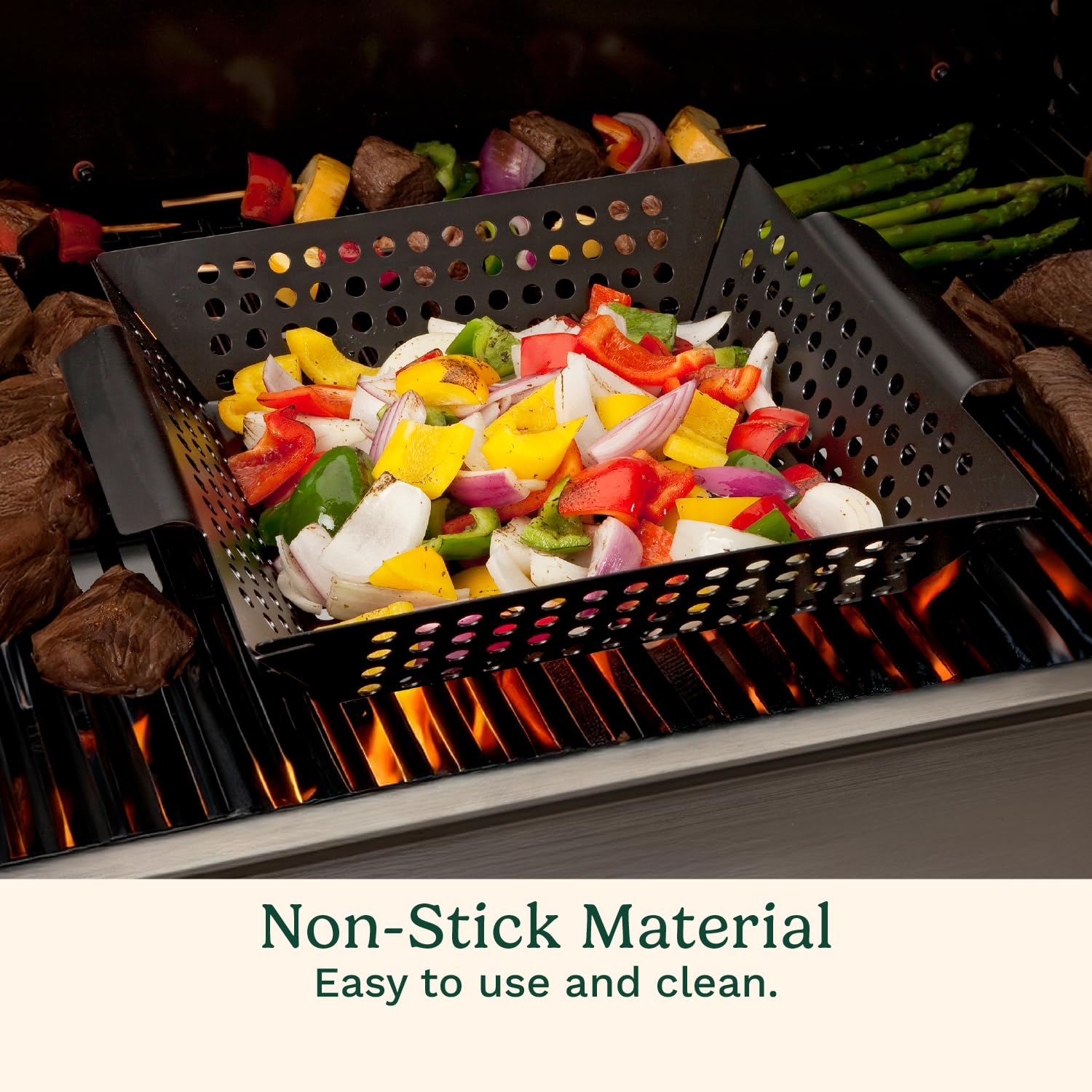 Cuisinart CNW-328 11-Inch Non-Stick Grill Wok Pan - 11