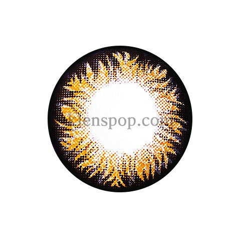 Pinky Brown Colored Contact Lenses (2 Pack) - 6 Month Wear, Pearl Lens Effect for Natural Eye Enlargement - Perfect for Cosplay, Halloween, and Daily Fashion Enhancement