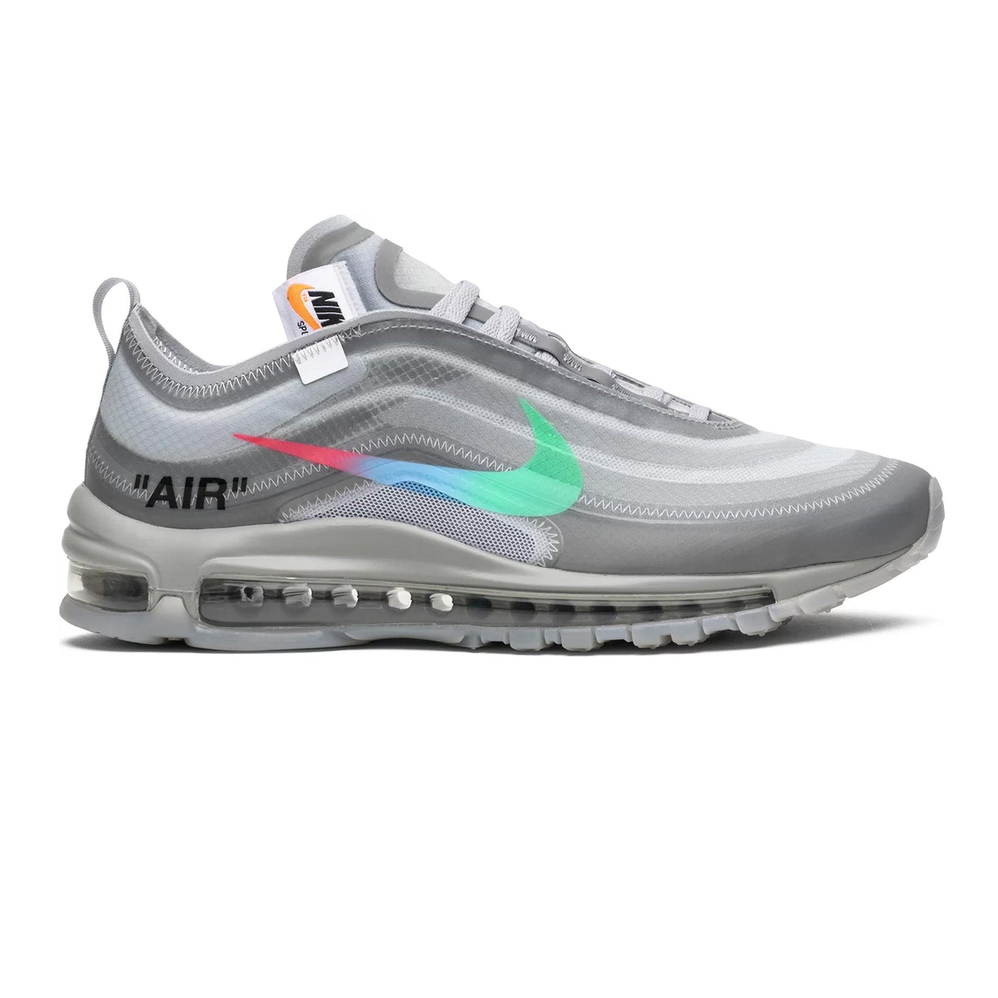 Nike Air Max 97 x Off-White 'Menta' Sneakers - New Authentic Men's/Women's Running Shoes for Jogging & Streetwear Fashion