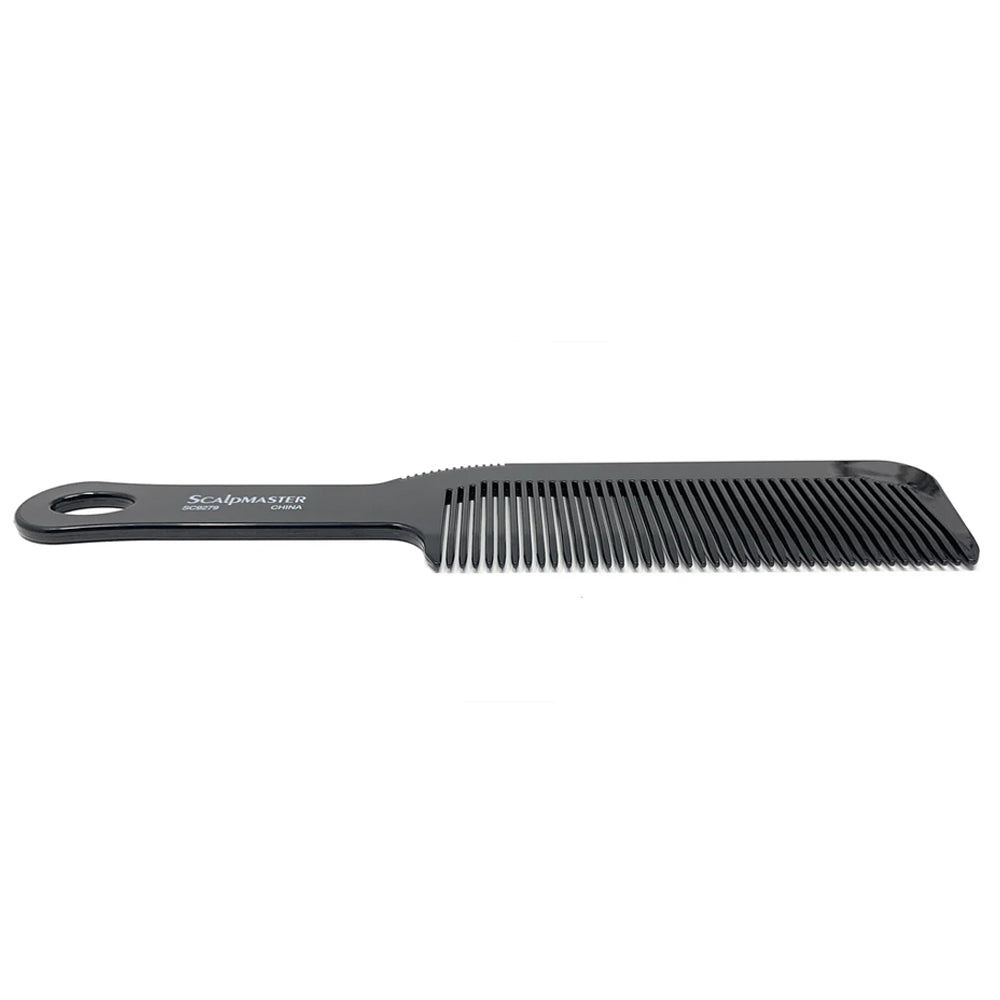 Scalpmaster 9 Inch Professional Barber Clipper Comb - Black Hair Cutting & Blending Comb for Fade, Taper & Precision Haircuts (1 Piece) - Perfect for Salon, Home & Professional Styling