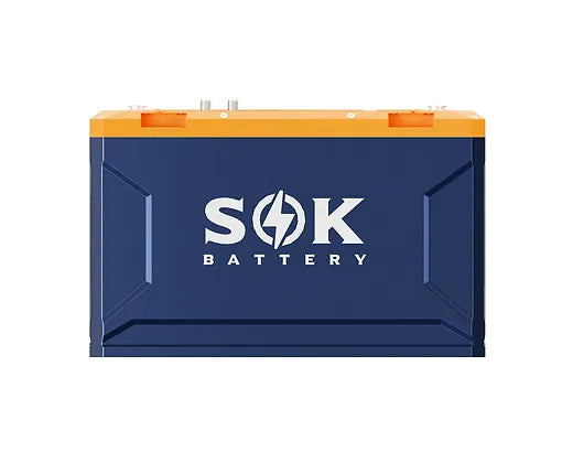 SOK 12V 314Ah LiFePO4 Lithium Battery with Built-in Heater & Bluetooth - Perfect for RV, Marine, Solar Power & Off-Grid Energy Storage