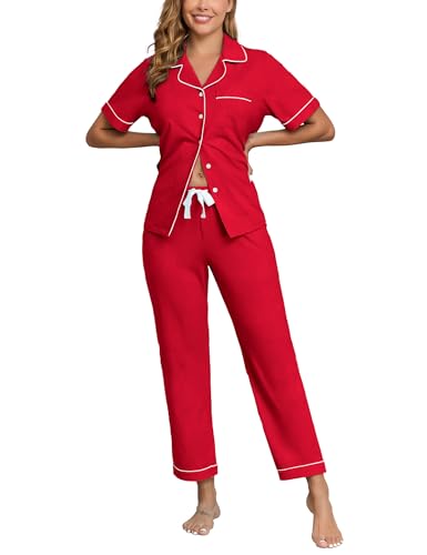 Cherry-short Sleeve Pjs