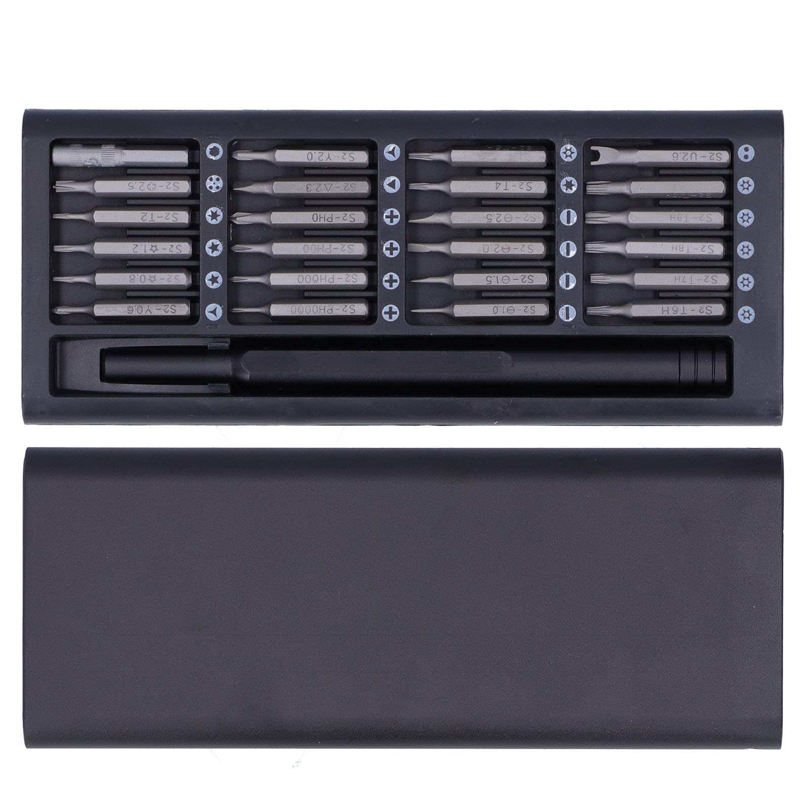25 in 1 Multifunctional Screwdriver Set with Storage Box - Precision Repair Tool Kit for Mobile Phones, Glasses, Electronics & Home Hardware - Portable Handyman Accessories for DIY Projects & Emergency Fixes