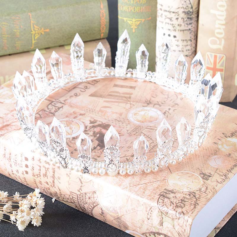 Royal Crystal Mermaid Crown - Elegant Princess Tiara for Women & Girls | Perfect for Birthday Parties, Cosplay, Pageants & Fantasy Photography