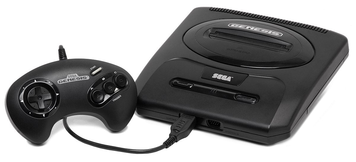 Sega Genesis Model 2 Gaming Console - Classic 16-Bit Video Game System (Black) | Retro Gaming, Collectible, Perfect for Nostalgic Gamers & Home Entertainment