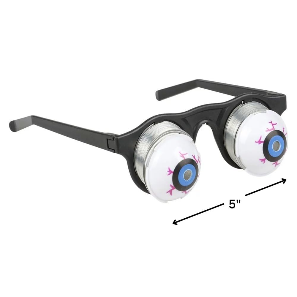 Funny Goofy Droopy Eyes Novelty Glasses - Perfect for Costume Parties, Halloween, and Themed Events