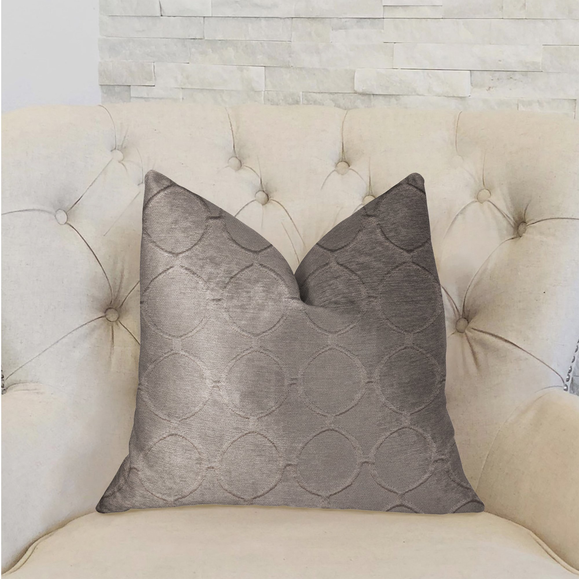 Plutus Moonlight Luxury Throw Pillow 16x16 Inches - Soft Decorative Cushion for Sofa, Bed, Living Room & Home Decor