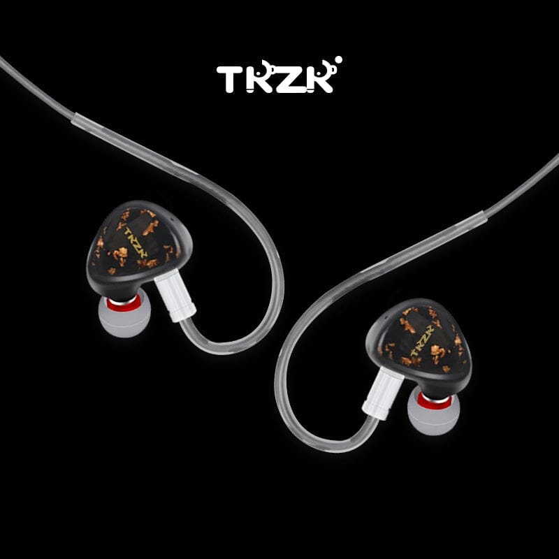 TKZK Ouranos 10mm Carbon Nanotube Dynamic Driver HiFi In-Ear Earphones with Deep Bass - Perfect for Gaming, Music Listening & Travel