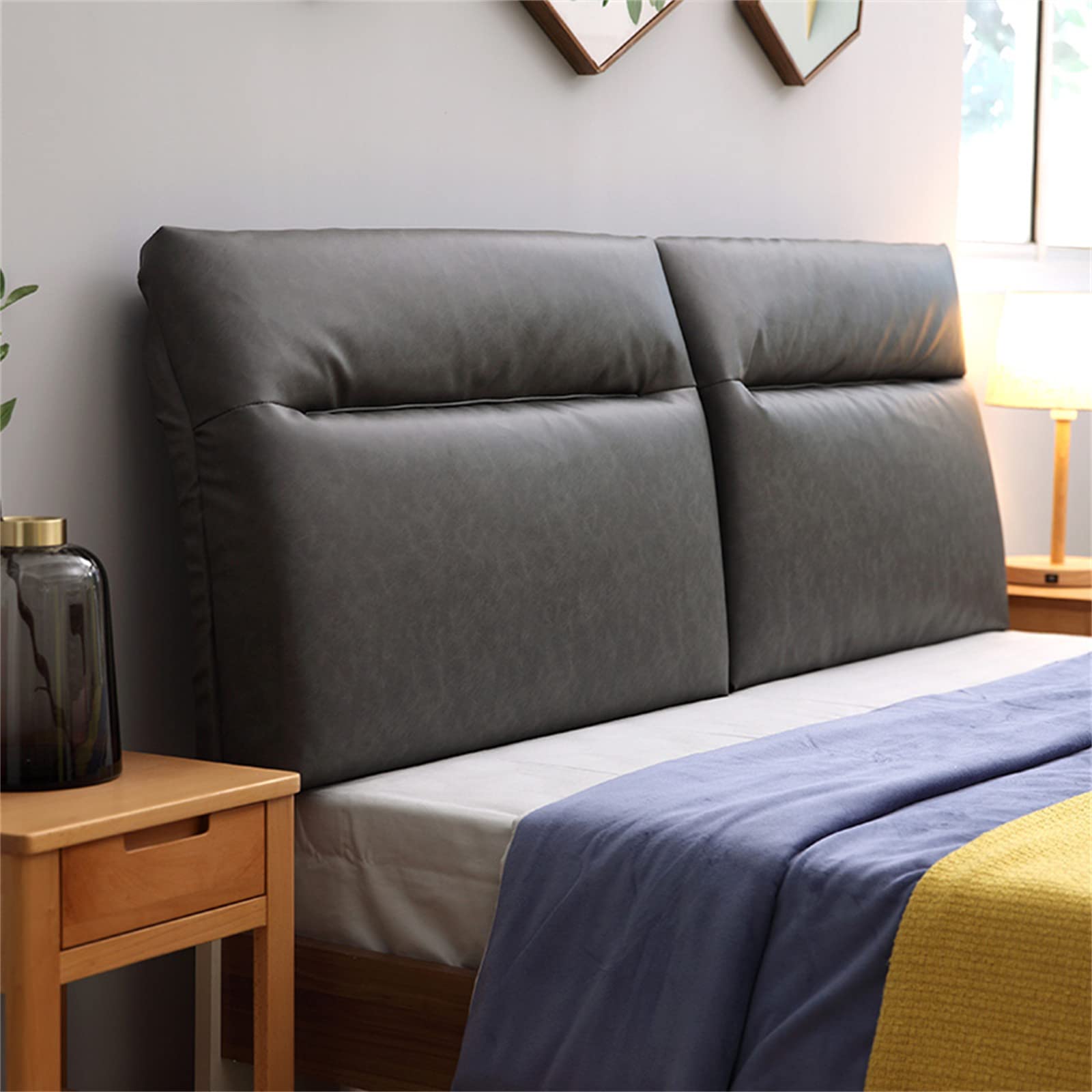 Leather Headboard Cushion - 35.4