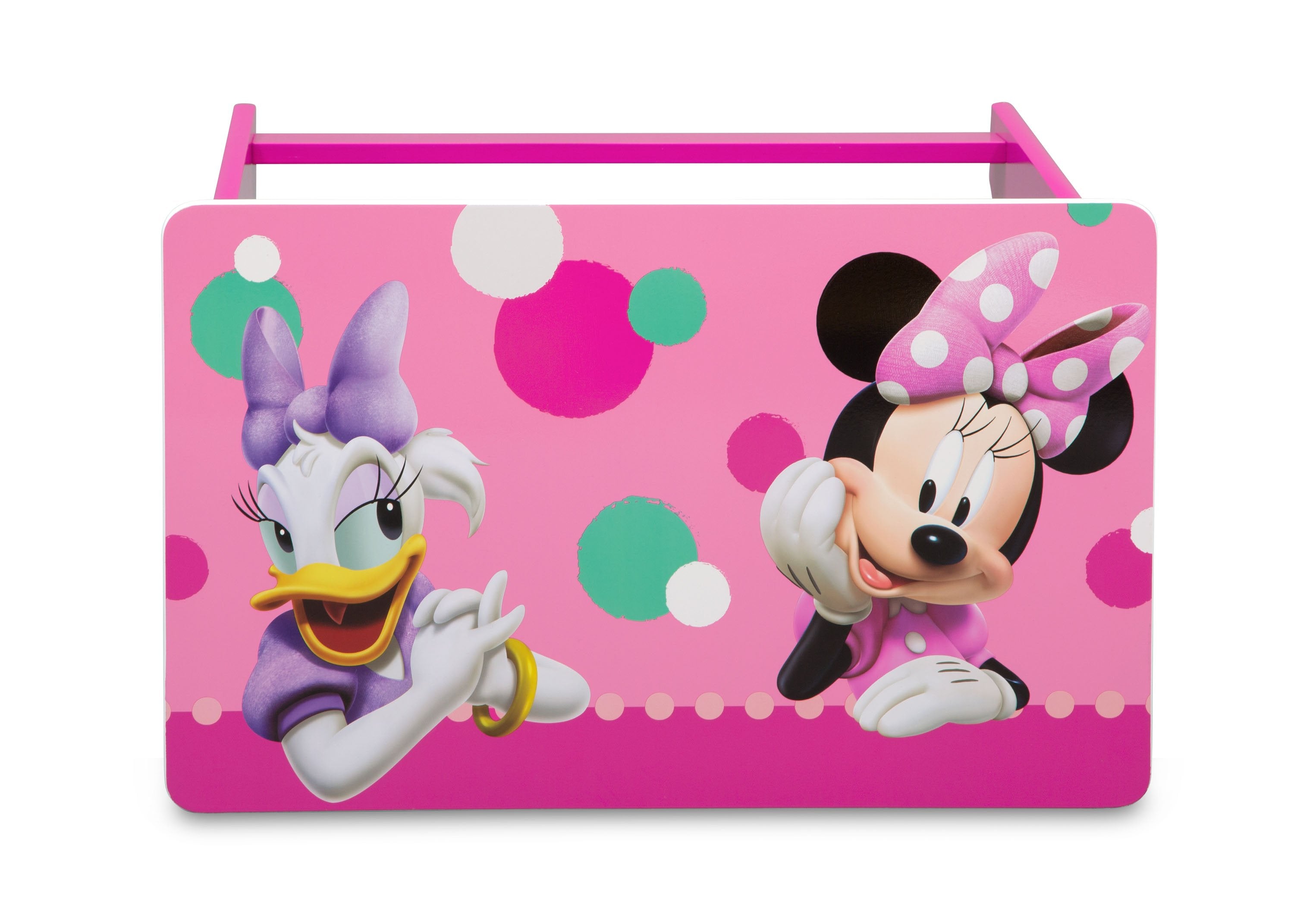 Minnie Mouse Kids Wooden Desk and Chair Set - Study & Play Furniture for Children's Room, Homework & Drawing Activities