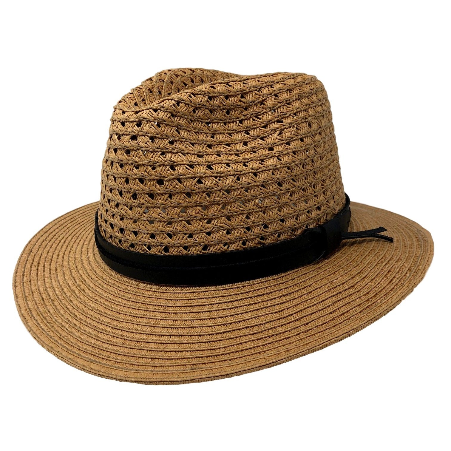 Kevin Lowe Vented Safari Hat for Men & Women - UPF 50+ Sun Protection, Breathable Mesh, Adjustable Chin Strap (2 Colors) - Perfect for Outdoor Adventures, Hiking, Travel & Beach