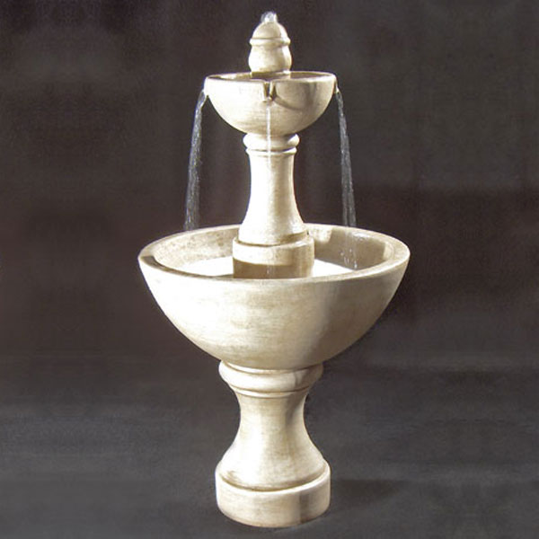 Novi Fountain Fiore Stone - Elegant Outdoor Garden Water Feature for Patio, Yard & Landscape Decor | Perfect for Relaxation & Zen Atmosphere