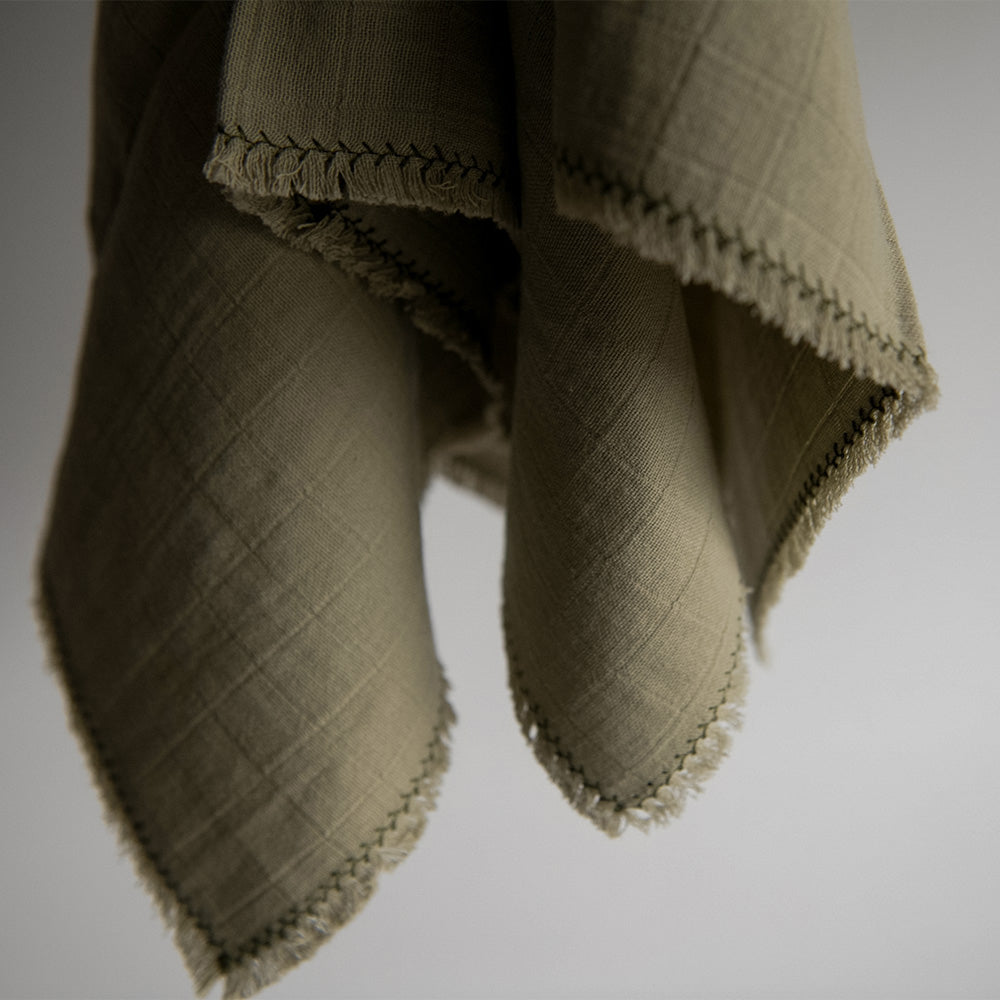 Premium Gauze Tea Towel Set - Soft Absorbent Kitchen Towels with Fern Pattern - Perfect for Drying Dishes, Cleaning Countertops & Adding Farmhouse Decor to Your Kitchen