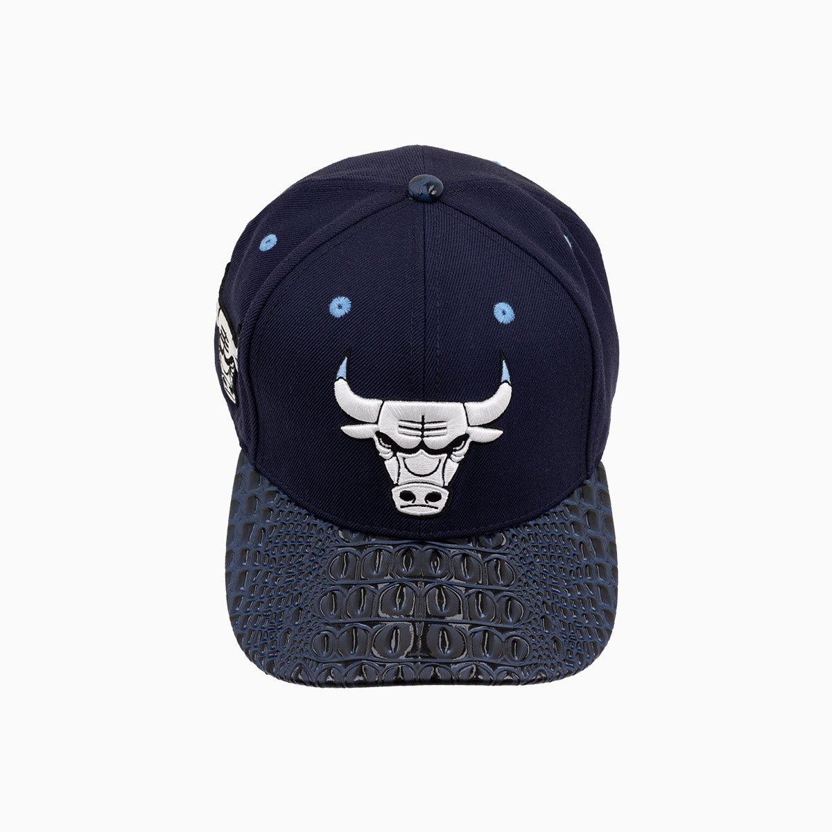 Chicago Bulls NBA Leather Visor Wool Flat Brim Snapback Hat - Official Licensed Basketball Cap for Men & Women - Perfect for Games, Streetwear & Sports Fans