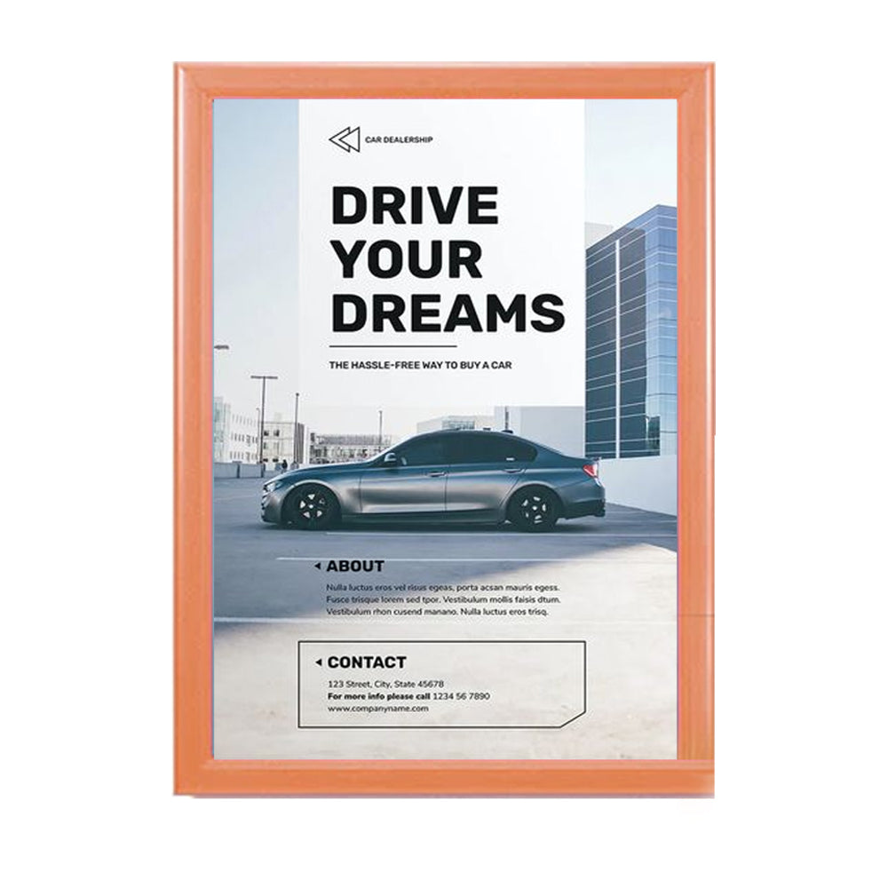 20x26 Inch Wooden Poster Frame - Premium Quality Swing Frame for Wall Art Display - Perfect for Home Decor, Offices, and Gallery Exhibitions