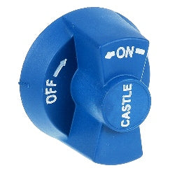 Comstock 12BL Blue Gas Valve Knob #032752 - Replacement for #18030 NRE #162511 - Perfect for Stoves, Ovens & Grills