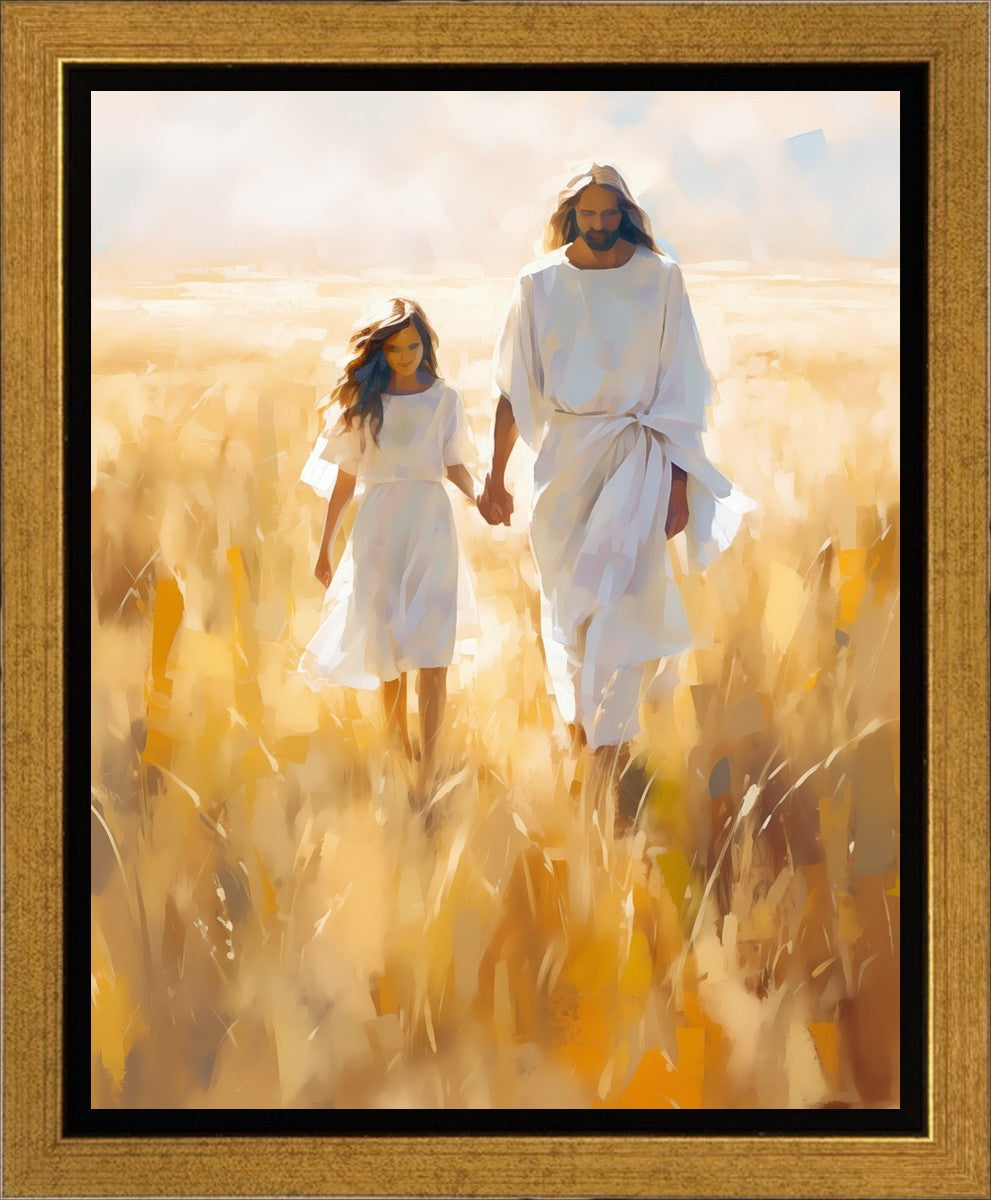 Come Follow Me Gallery Wrap - Premium Canvas Wall Art for Home & Office Decor - Perfect for Living Room, Bedroom, and Church Inspirational Decor