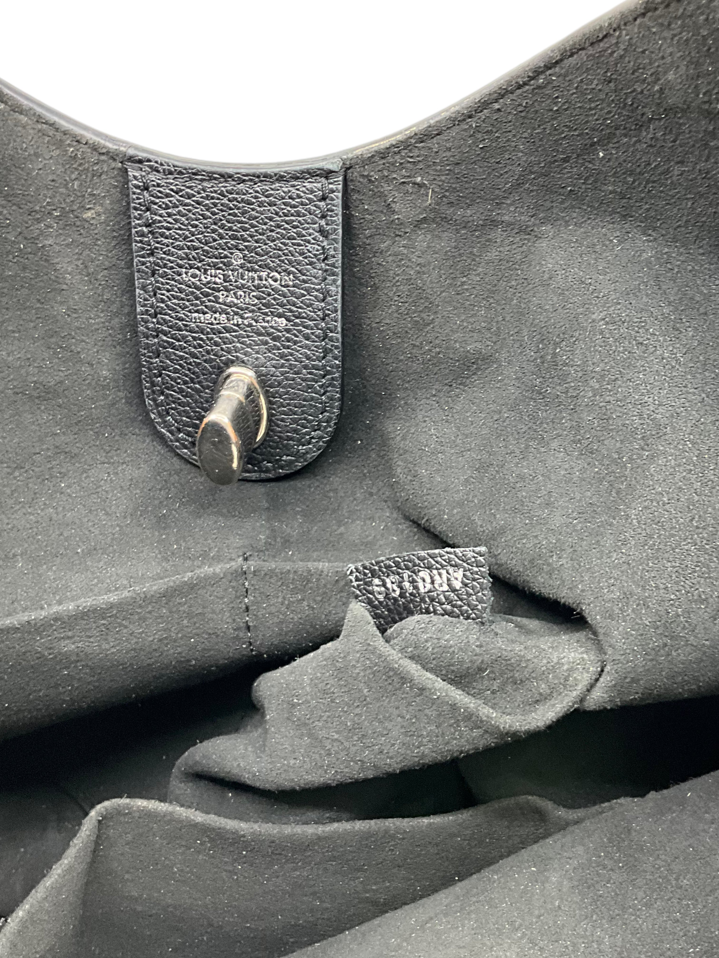 Authentic LOUIS VUITTON Lockme Hobo Bag in Soft Calfskin Leather - Luxury Shoulder Handbag for Women, Perfect for Work, Travel & Everyday Elegance