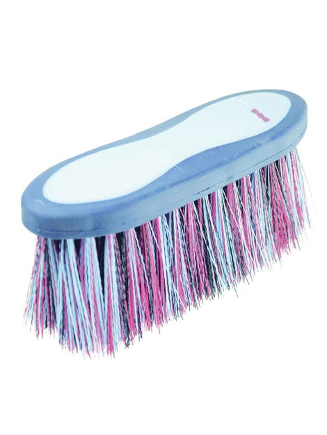 HySport Active Long Bristle Horse Grooming Brush - Gentle Detangling & Shining for Horses, Ponies & Livestock - Perfect for Stable, Show & Daily Care