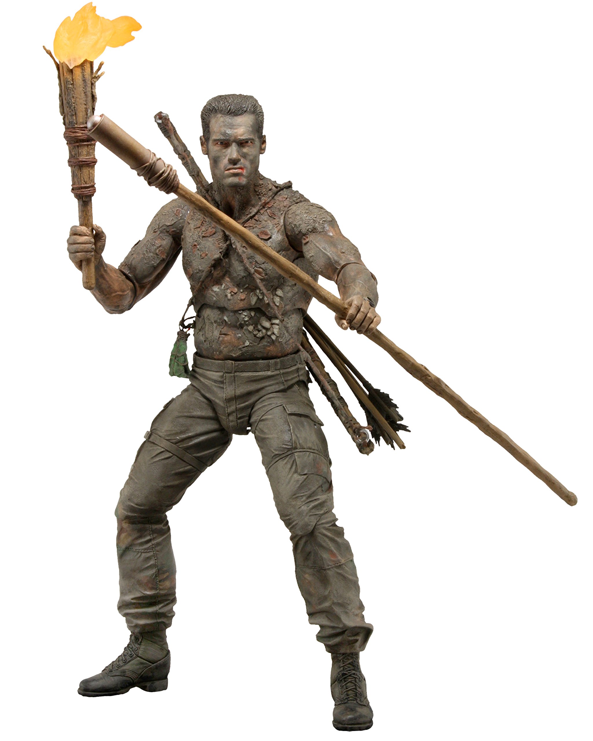 NECA Predator 7-Inch Scale Action Figure - 30th Anniversary Jungle Disguise Dutch Collectible Toy for Movie Fans & Collectors - Perfect for Display, Photography & Action Figure Enthusiasts