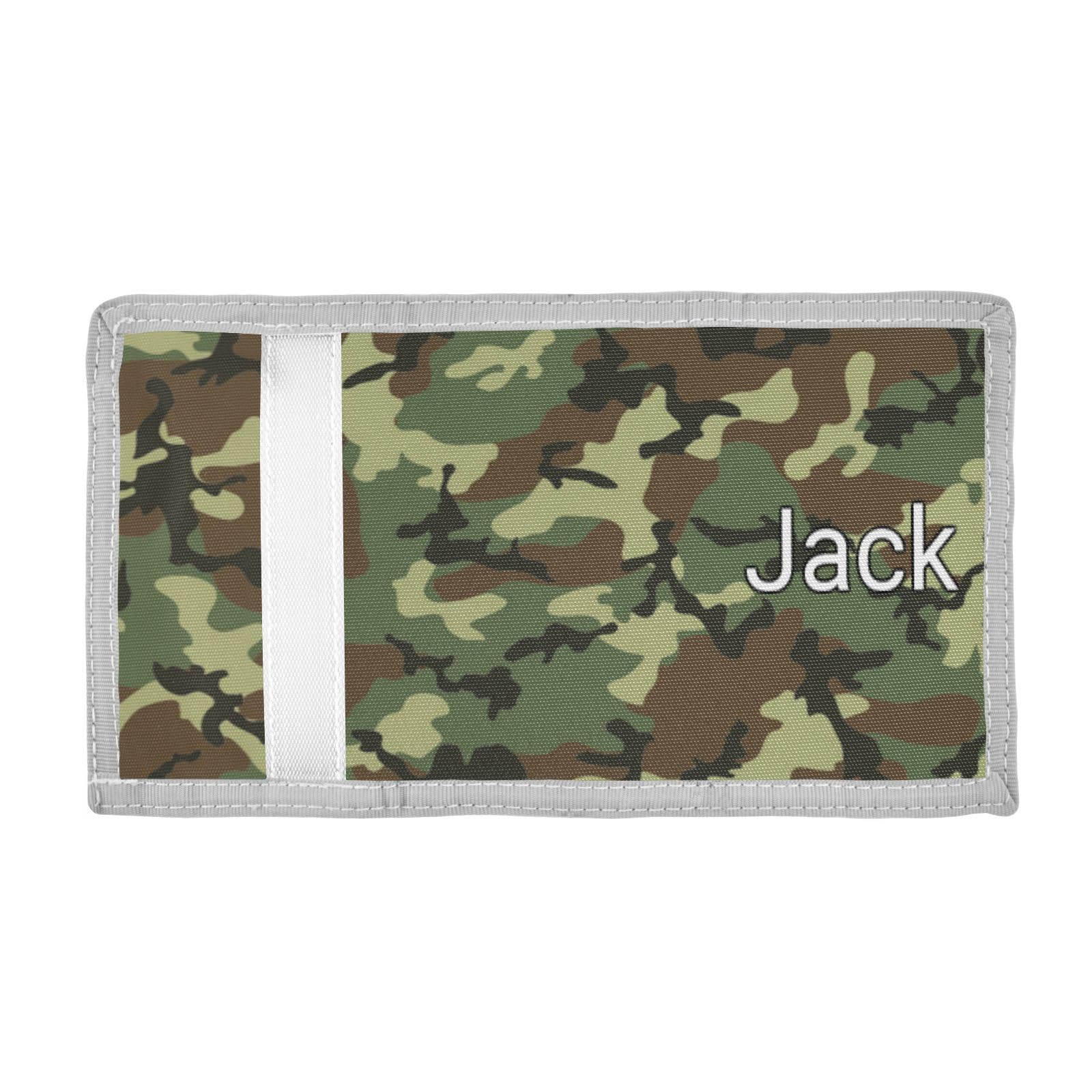 Personalized Kids Wallets for Boys & Girls - Custom Army Camouflage Trifold Wallet for Toddlers & Teens - Engraved Novelty Children's Purse Wallets - Perfect for School, Travel & Everyday Use