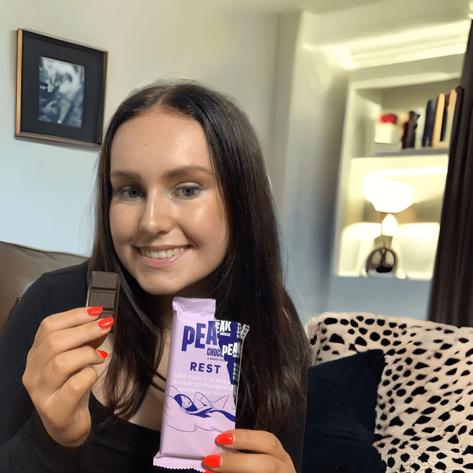 Peak Rest (OG) Chocolate - Premium Dark Chocolate for Relaxation & Sleep Support - Perfect for Nighttime, Stress Relief & Healthy Indulgence