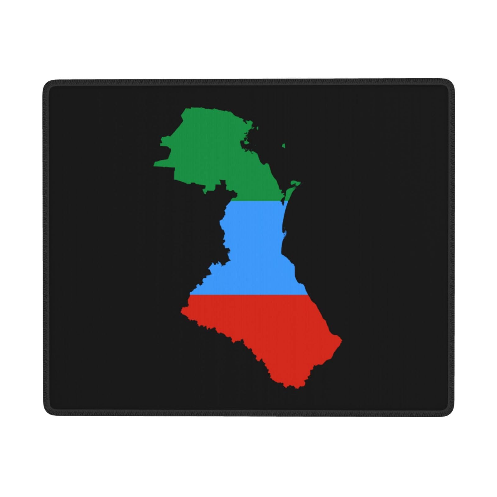 Dagestan Flag Map Mouse Pad - Waterproof Non-Slip Rubber Gaming Mousepad (7x9 inches) for Office, Laptop & PC - Perfect for Work, Gaming & Home Use