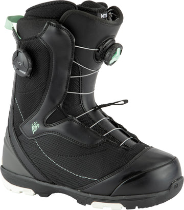 2023 Nitro Cypress Dual Boa Women's Snowboard Boots - Lightweight & Comfortable for All-Mountain Riding & Freestyle Snowboarding