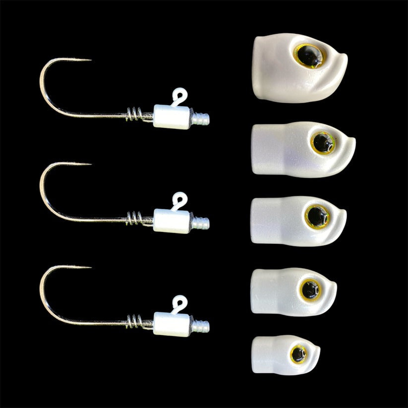 Stack Tackle Screwy Head Jigs - Premium Fishing Lures for Bass, Walleye & Trout - Ideal for Freshwater & Saltwater Fishing Adventures