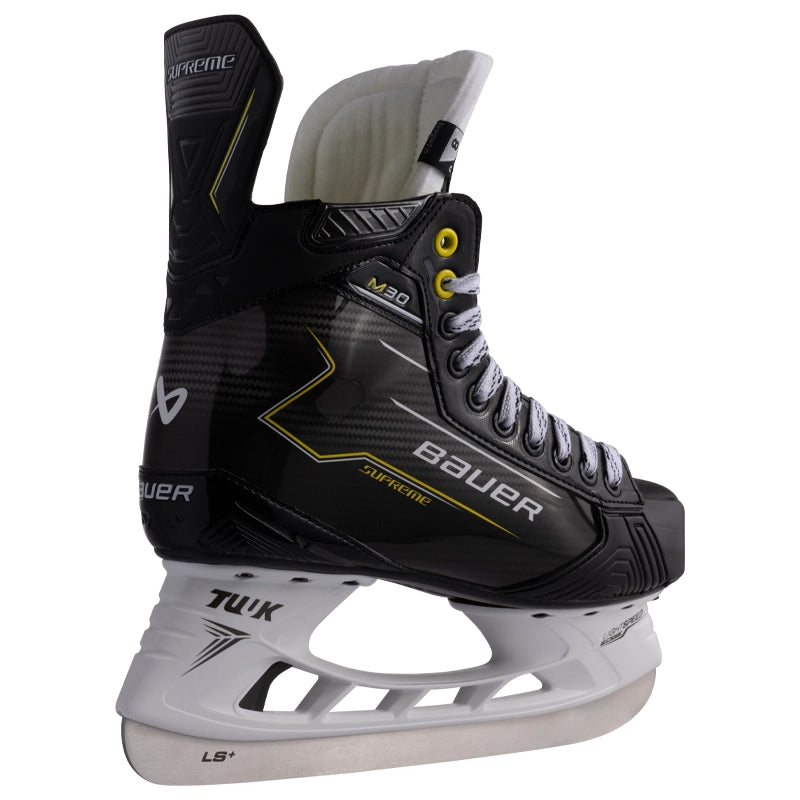 Bauer Supreme M30 Intermediate Ice Hockey Skates - Lightweight Performance Skates for Youth & Adult Hockey Players - Perfect for Ice Rink Games, Training & Competitive Play