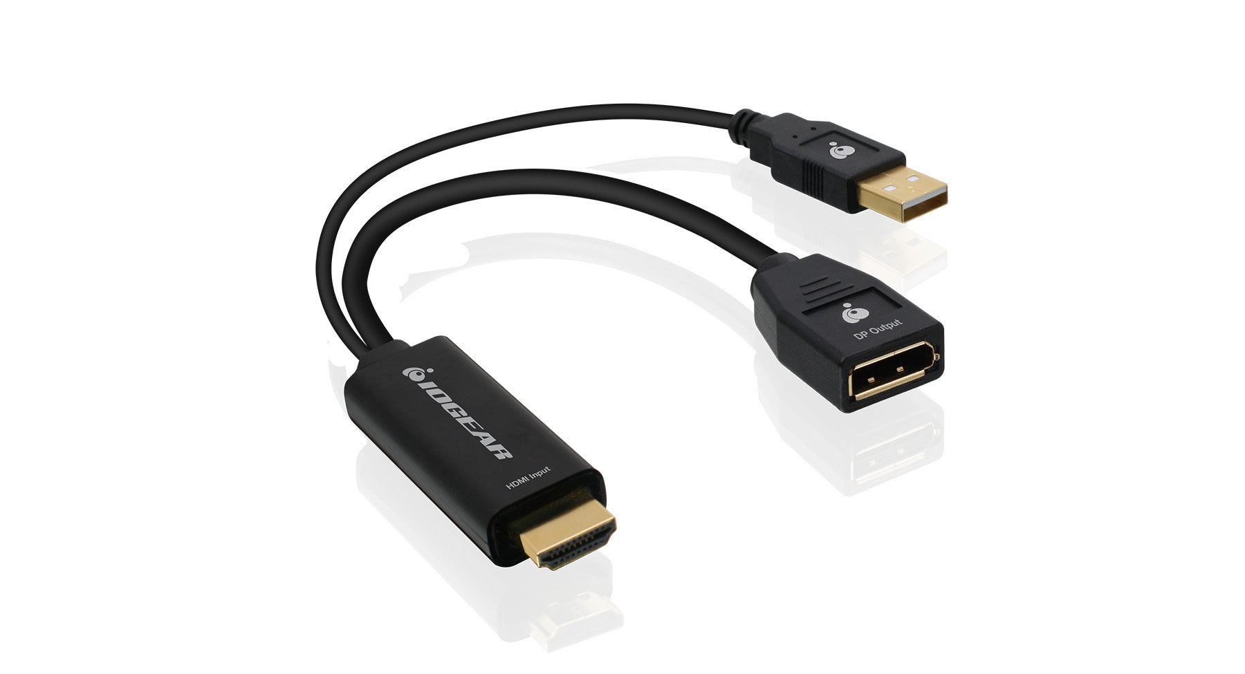 4K @60Hz HDMI to DisplayPort Adapter Converter - Ultra HD Video Cable for Monitor, TV, Gaming PC & Home Theater Setup