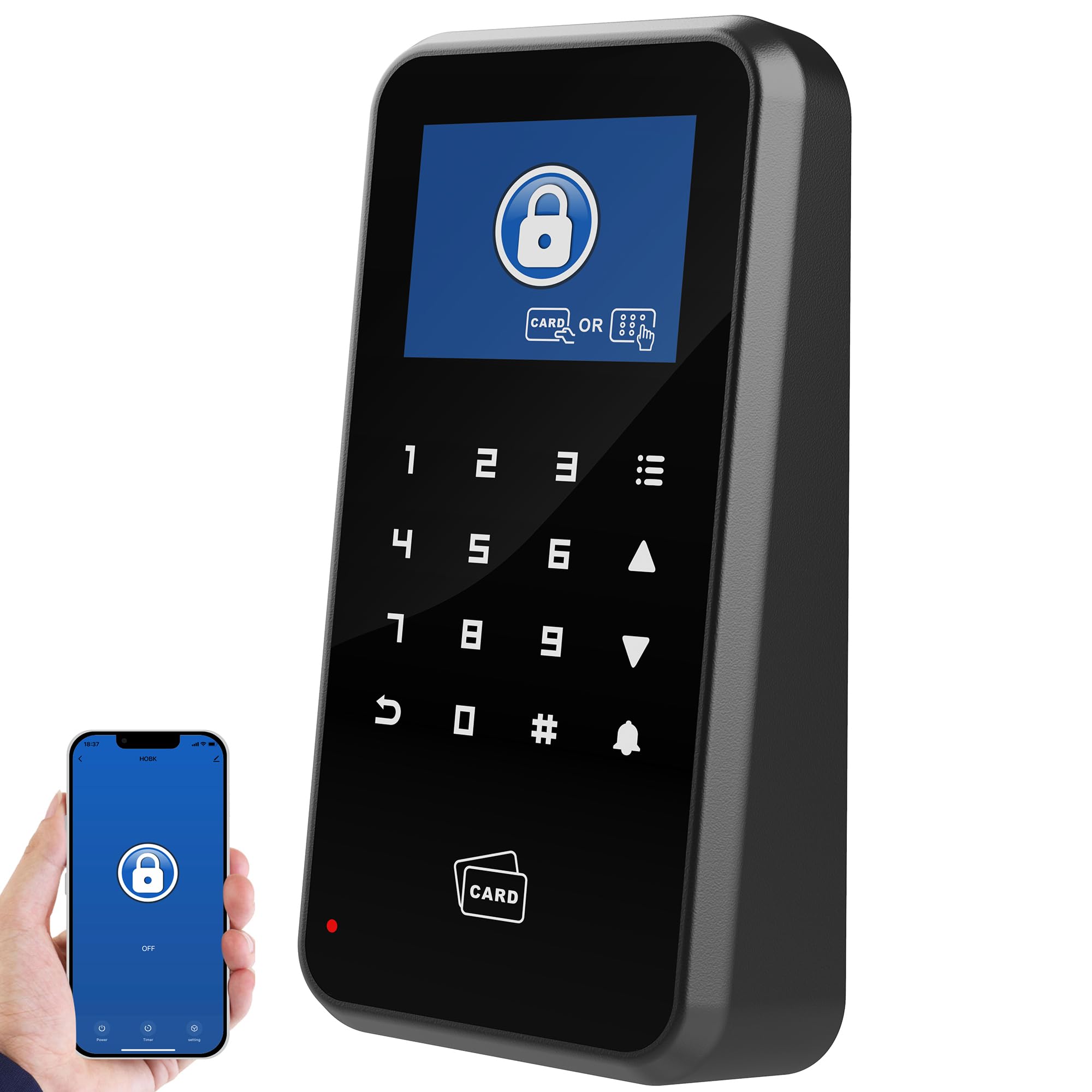 UHPPOTE 125KHz EMID RFID Card Single-Door Access Control Kit - Complete Security System for Offices, Homes & Gated Communities