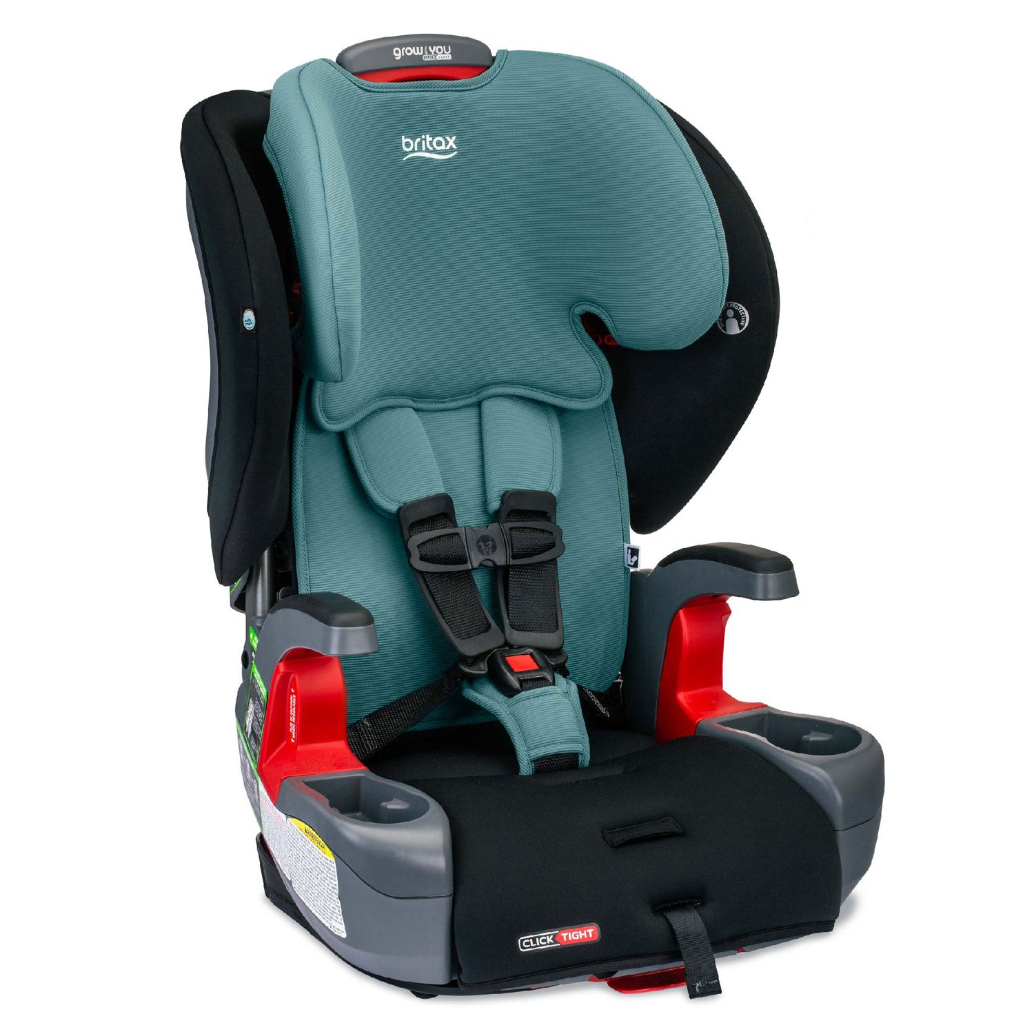 Britax Grow With You ClickTight Harness 2 Booster Car Seat - Safe Convertible for Toddlers to Big Kids - Perfect for Family Travel & School Commute