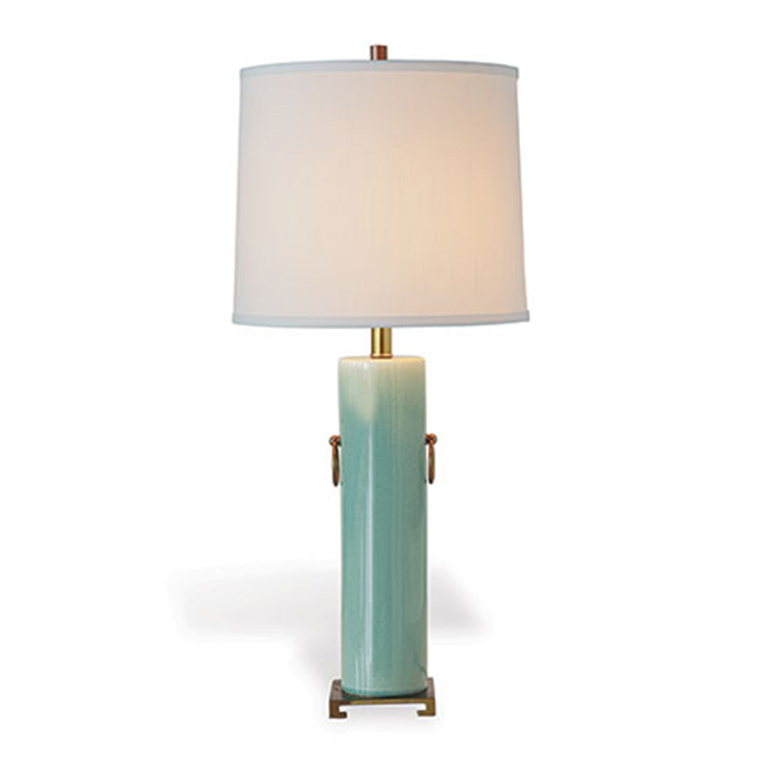 Beverly Lamp in Celadon Green - Modern Table Lamp for Living Room, Bedroom, and Office Decor