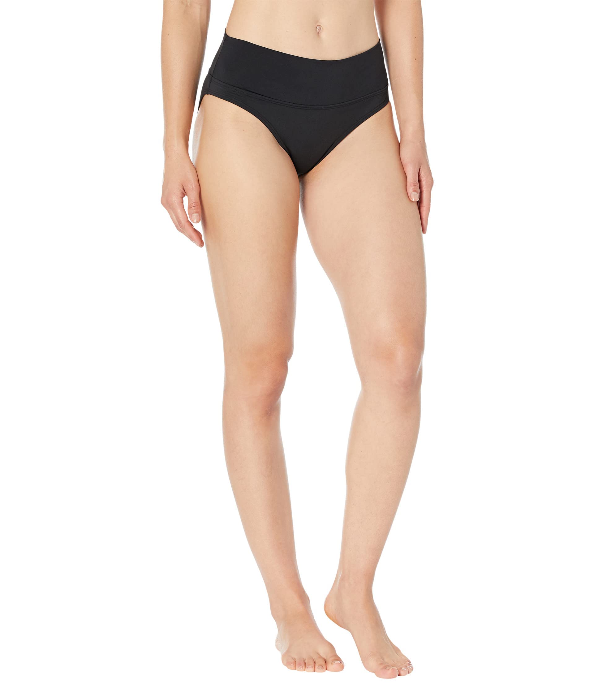 Anne Cole Women's Soft Band Mid-Rise Swim Bottoms - Comfortable Swimwear for Beach, Pool & Vacation