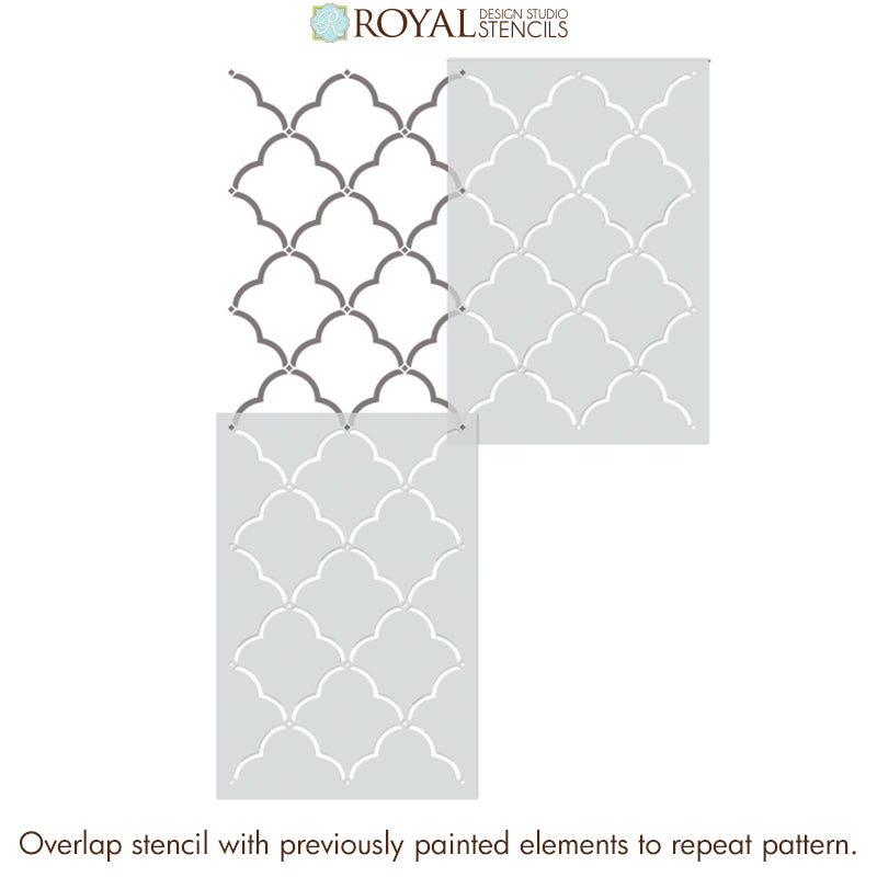 Selena Trellis Wall Stencil - Reusable DIY Painting Template for Home Decor, Nursery, Bedroom & Living Room Accent Walls | Perfect for Wall Art, Murals and Creative Interior Design Projects