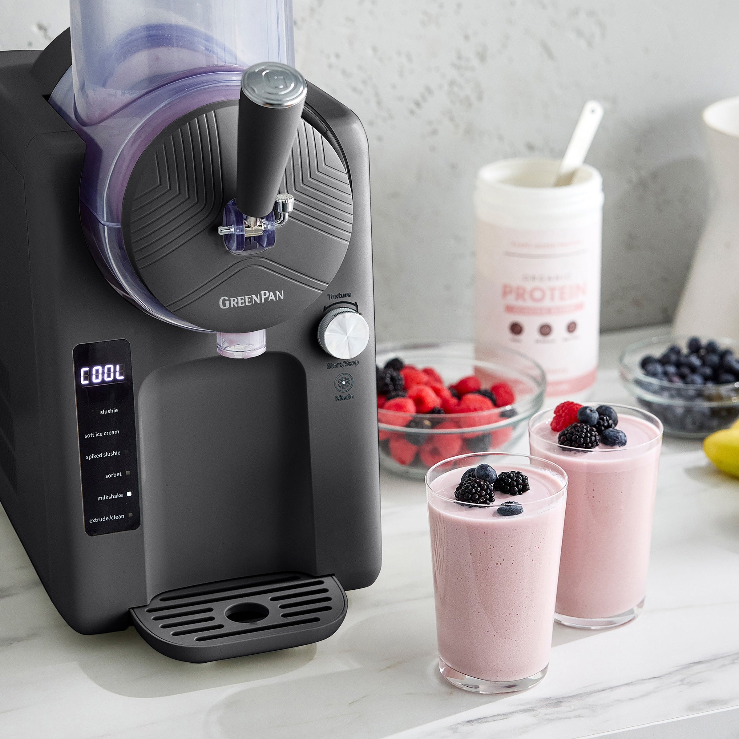 Frost Ice Cream & Frozen Drink Maker - Electric Ice Cream Machine for Homemade Desserts | Perfect for Parties, BBQs, and Family Gatherings