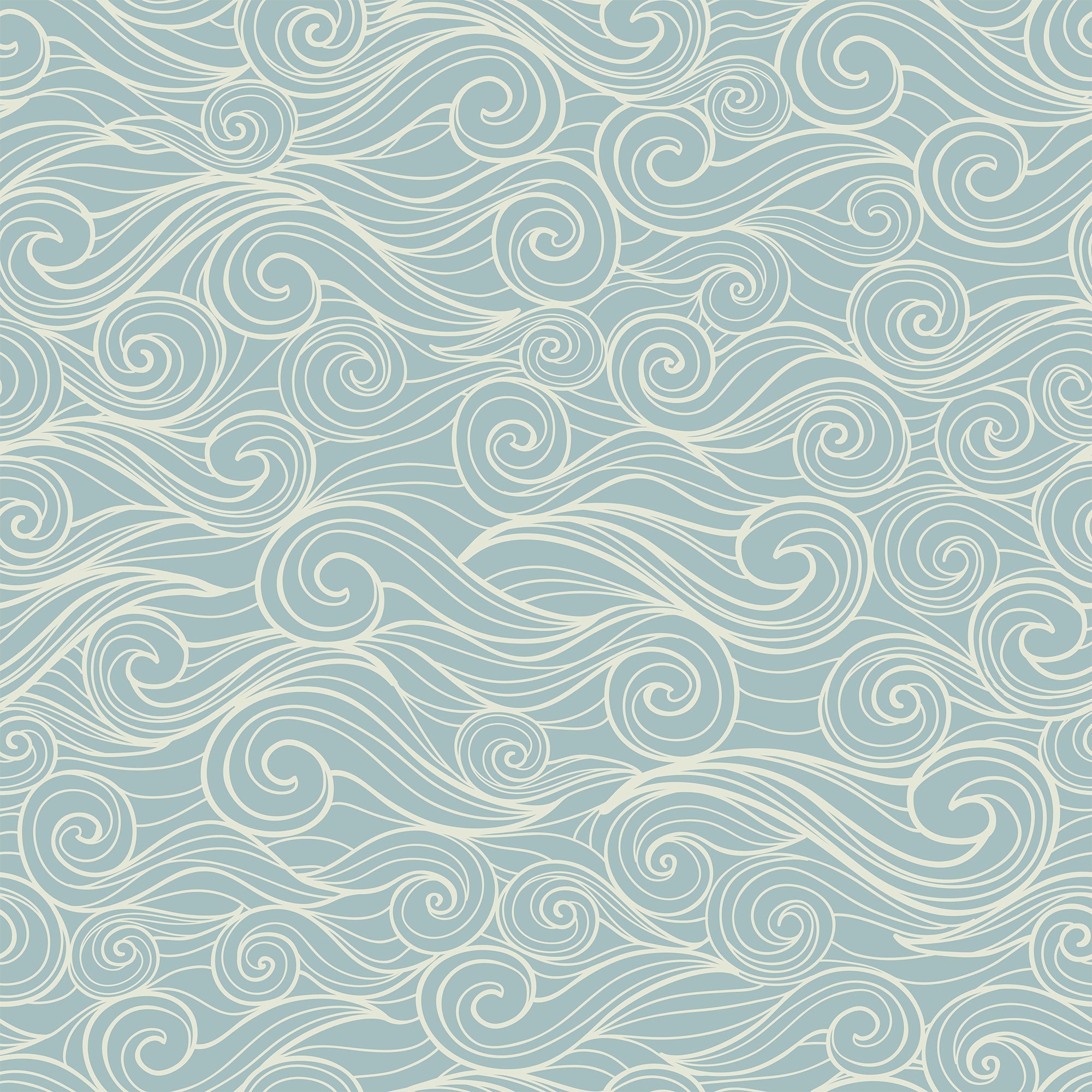 Blue Bathroom Wallpaper Sample - Waterproof & Peel-and-Stick - Perfect for Bathrooms, Kitchens & Accent Walls