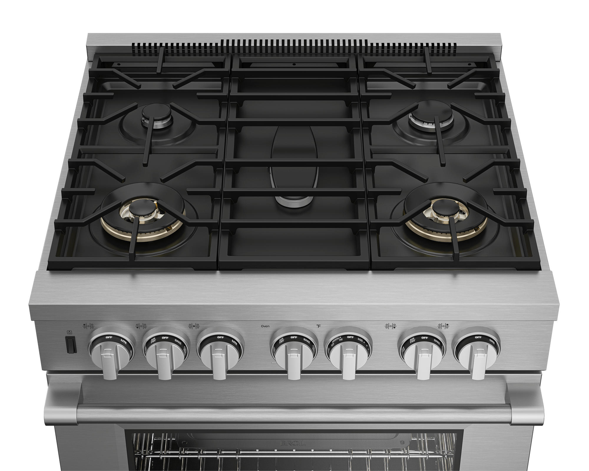Beko PRDF34552SS 30-Inch Stainless Steel Pro Style Dual Fuel Range - Gas Stove & Electric Oven for Professional Cooking at Home