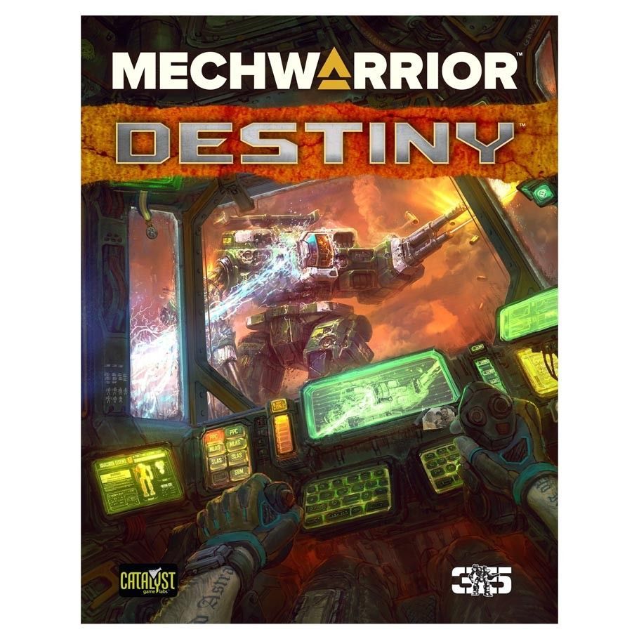 BattleTech MechWarrior Destiny Board Game - Sci-Fi Strategy Tabletop RPG for Adults & Teens | Perfect for Game Nights, Role-Playing Adventures & Collector's Display