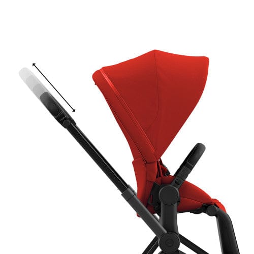 Cybex Priam 4 Complete Stroller - Matte Black/Black | Luxury Baby Stroller with All-Terrain Wheels & Reversible Seat | Perfect for City Walks, Shopping & Travel